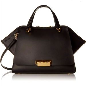 ZAC Zac Posen Eartha Small Double Handle Solid Black